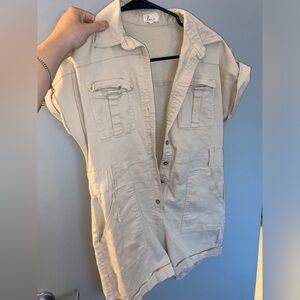 Tan Romper